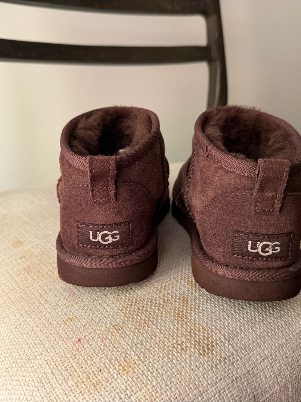 UGG Kids Chocolate Brown Classic Ultra Mini Boots